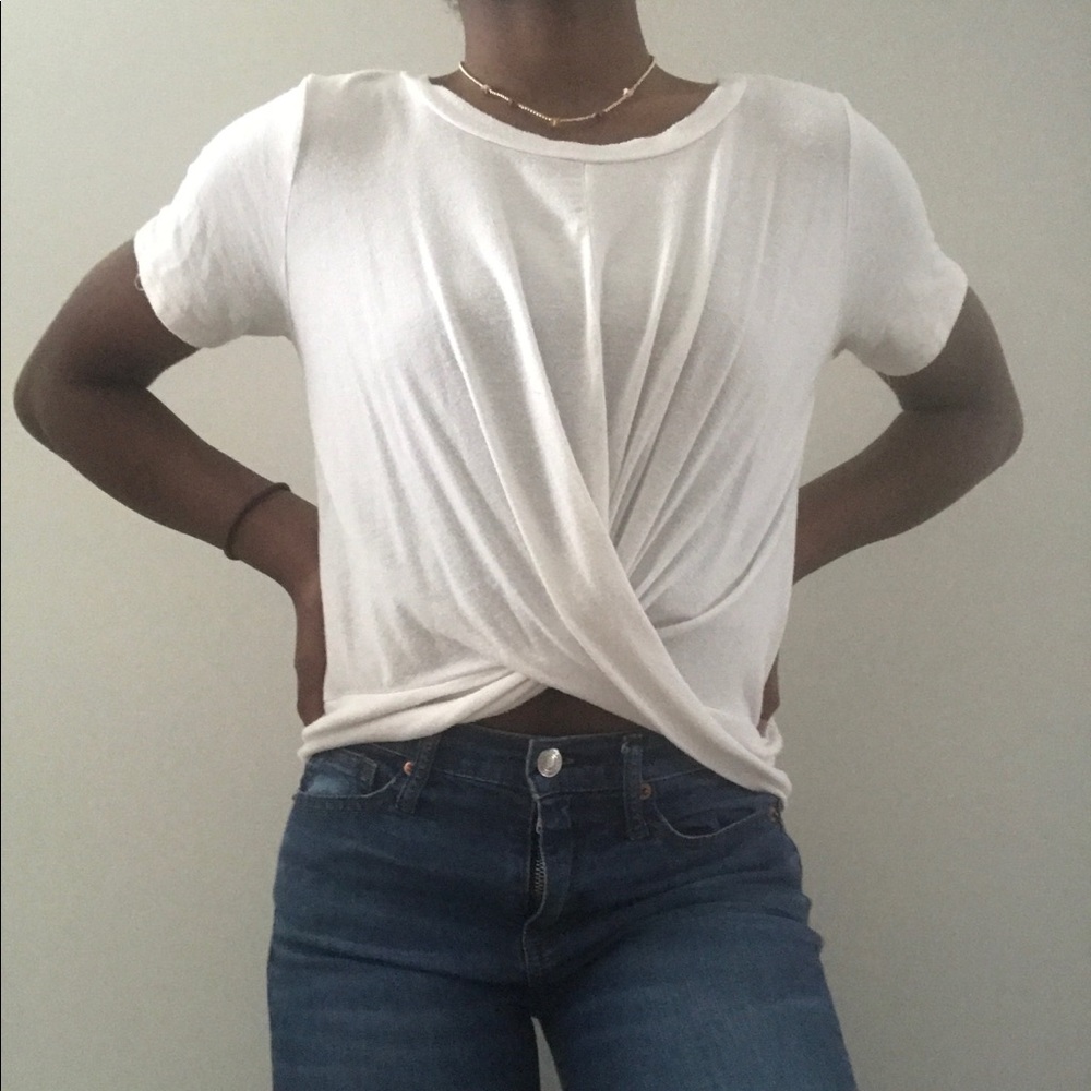 White Crop Top